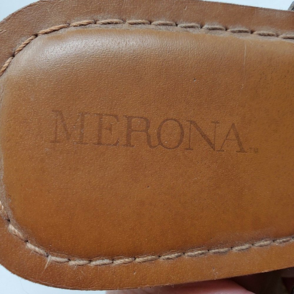 Women's Merona Jana Quarter Strap Flat Strappy Sandals in Silver Size 6 - Picture 7 of 11